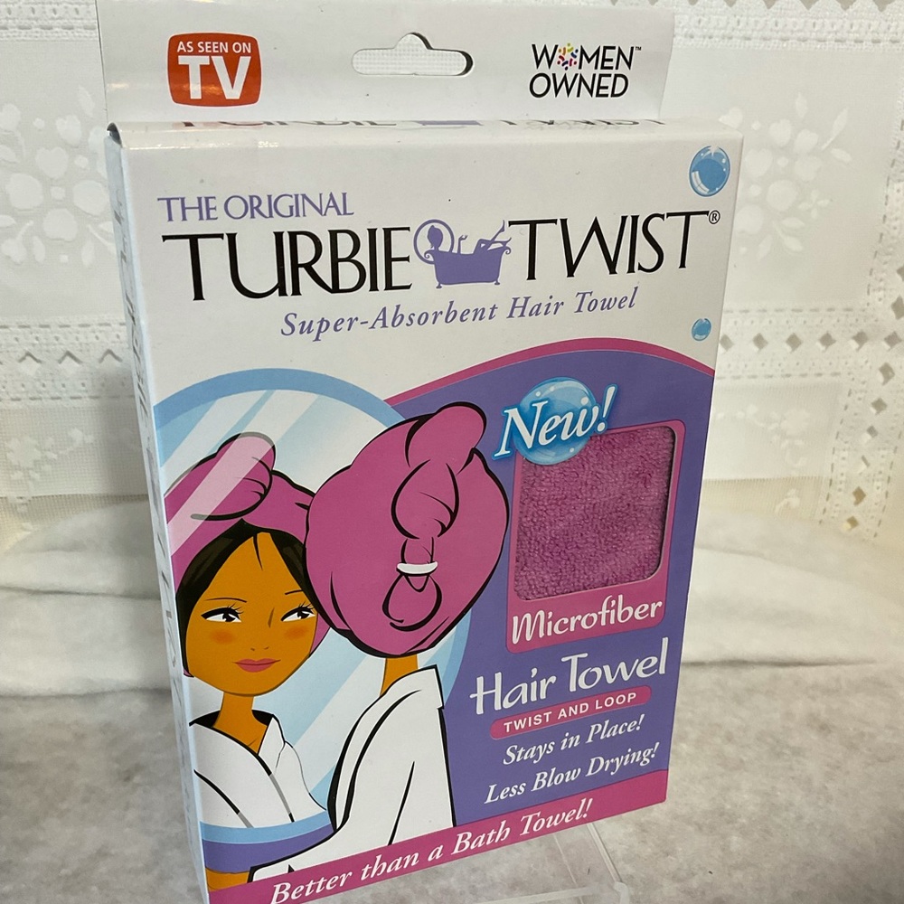 Turbie Twist microfiber hair towel twist and loop
